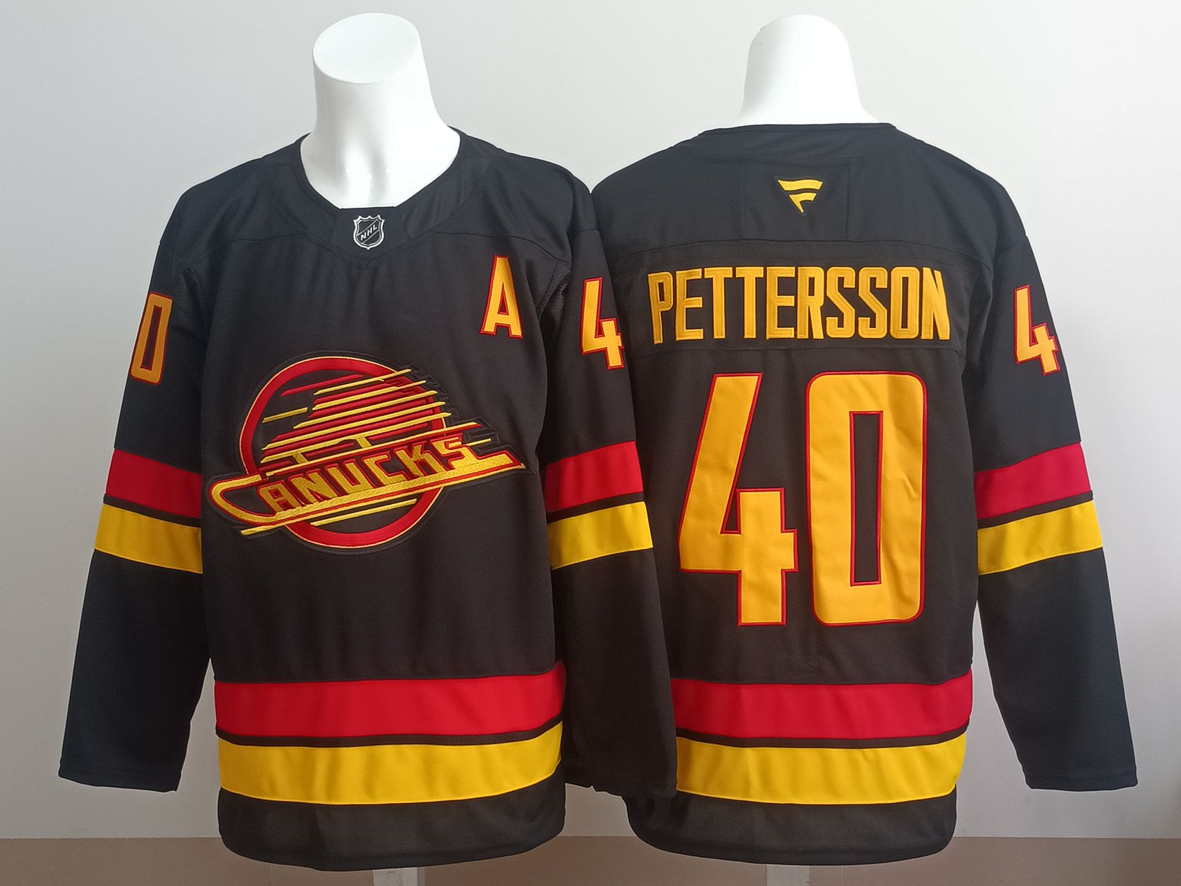 Men 2025 Montreal Canadiens #40 Pettersson Black NHL Jersey style 01->montreal canadiens->NHL Jersey